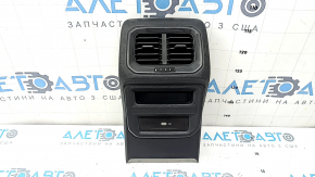 Center console trim with deflector VW Taos 22-25 black, scratches