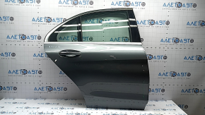 Door assembly rear right Mercedes C-class W205 16-21 aluminum, graphite 992, keyless, bumps, scratches