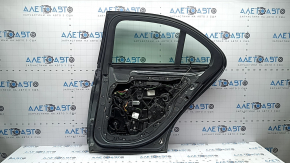 Door assembly rear right Mercedes C-class W205 16-21 aluminum, graphite 992, keyless, bumps, scratches