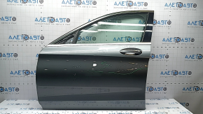 Front left door assembly Mercedes C-class W205 16-21 aluminum, graphite 992, keyless, scratches, dents