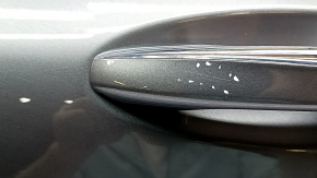 Complete rear left door Mercedes C-class W205 16-21 aluminum, graphite 992, keyless, scratches, nicks