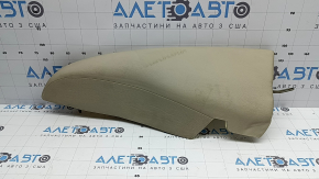 Left side trim for rear seats Mercedes C-class W205 16-21, beige leather, dented, needs cleaning