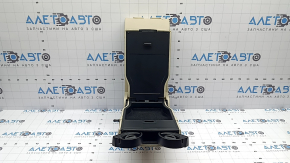 Backrest of the rear row of seats 2nd row central Mercedes C-class W205 16-21 beige leather with armrest,