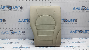 Backrest of the rear row of seats, 2nd row, right, Mercedes C-class W205 16-21, beige leather, perforation
