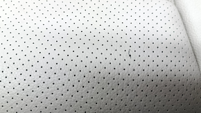 Rear seat cushion 2nd row Mercedes C-class W205 16-21 beige leather, perforation, scratches, nicks