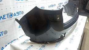 Bare rear bumper, upper part, Jeep Compass 22-26, for parking sensors, graphite, scratches, nicks, chips, cuts, sand, scuffs