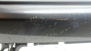Bare rear bumper, upper part, Jeep Compass 22-26, for parking sensors, graphite, scratches, nicks, chips, cuts, sand, scuffs