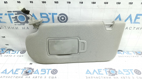 Left visor Nissan Murano 25-26 beige, without hook, dry cleanable