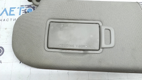 Left visor Nissan Murano 25-26 beige, without hook, dry cleanable