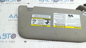 Left visor Nissan Murano 25-26 beige, without hook, dry cleanable