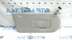Right visor Nissan Murano 25-26 beige, without hook, dry cleanable