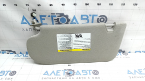 Right visor Nissan Murano 25-26 beige, without hook, dry cleanable