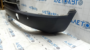 Bare rear bumper, lower part, Jeep Compass 17-26, under the lip and parking sensors, structure, structure, scratches, bumps