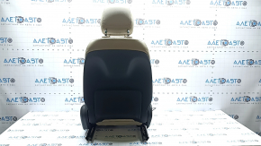 Driver's seat Mercedes C-class W205 16-21 with airbag, electric, heated, memory, beige leather, tears, bumps