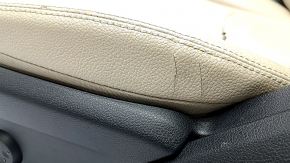 Driver's seat Mercedes C-class W205 16-21 with airbag, electric, heated, memory, beige leather, tears, bumps