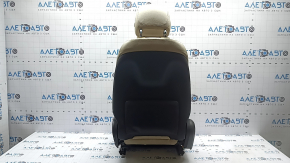 Mercedes C-class W205 15-21 passenger seat with airbag, electric, heated, beige leather, perforation, scratches, nicks
