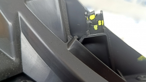 Jeep Compass 22-26 black lower front panel trim, dents, broken fasteners, scratches