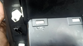 Jeep Compass 22-26 black lower front panel trim, dents, broken fasteners, scratches
