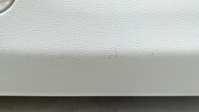 Door trim, front right card, Jeep Compass 22-22, gray with black, brown leather insert, dry-cleaned, scratches, whitened plastic, butt