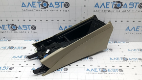 Central console armrest Mercedes C-class W205 16-21 beige leather, scratch