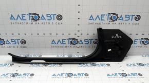 Front right inner door sill trim Mercedes C-class W205 16-21 black, with plug, scratches