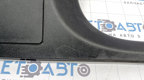 Front right inner door sill trim Mercedes C-class W205 16-21 black, with plug, scratches