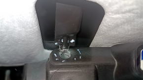 Front dashboard panel with AIRBAG Jeep Compass 22-26 black, broken mount, break + crack in the mount housing
