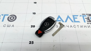 Smart key Mercedes C-class W205 16-18 4 buttons, worn, scratches