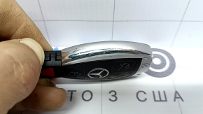 Smart key Mercedes C-class W205 16-18 4 buttons, worn, scratches