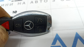 Smart key Mercedes C-class W205 16-18 4 buttons, worn, scratches