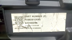 Front dashboard panel with AIRBAG Jeep Compass 22-26 black, broken mount, break + crack in the mount housing