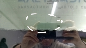 Rear panoramic glass Nissan Murano 25-26 scratches
