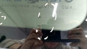 Rear panoramic glass Nissan Murano 25-26 scratches