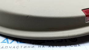 Door trim, rear left card, Mercedes C-class W205 17-21, beige leather, without curtain, wood insert, Burmester, beige leather armrest, black top, with handle and overlays, bumps, scratches