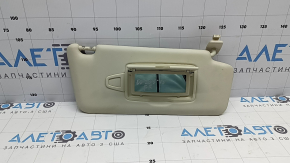 Right visor Mercedes C-class W205 16-17 beige, without hook for cleaning