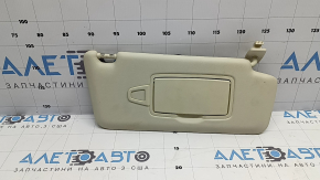 Right visor Mercedes C-class W205 16-17 beige, without hook for cleaning