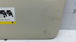 Right visor Mercedes C-class W205 16-17 beige, without hook for cleaning