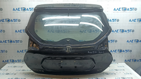 Bare trunk door with glass Nissan Kicks 21-25 black KH3, plastic drops, scratches