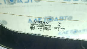 Bare trunk door with glass Nissan Kicks 21-25 black KH3, plastic drops, scratches