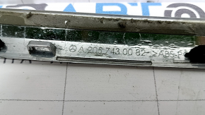 Mercedes C-class W205 trunk lid molding 16-21 chrome, chrome chip, scratches
