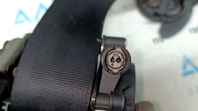 Passenger seat belt with squib VW Taos 22-25 black, without tensioner, melted