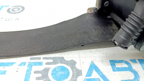 Driver's seat belt with squib and tensioner VW Taos 22-25 black, sooty, melted