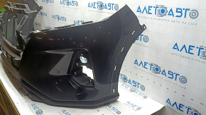 Bare front bumper Nissan Kicks 21-25 black KH3, rest, scratches, bumps, sand, chips, dents