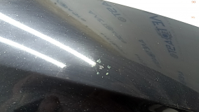 Bare front bumper Nissan Kicks 21-25 black KH3, rest, scratches, bumps, sand, chips, dents
