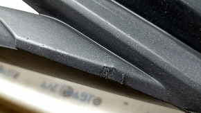 Bare front bumper Nissan Kicks 21-25 black KH3, rest, scratches, bumps, sand, chips, dents