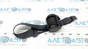 Rear left seat belt, 2nd row, VW Taos 22-25, black, sooty, ready for dry cleaning
