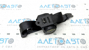 Rear left seat belt, 2nd row, VW Taos 22-25, black, sooty, ready for dry cleaning