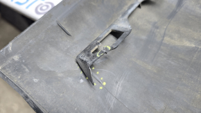 Lower rear left door trim, Ford Explorer 11-15 pre-restored, crack in fastening, scratches