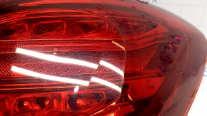 Right headlight Mercedes C-class W205 16-18 LED scratches
