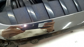 Radiator grill assembly BMW 3 G20 19-22 with blinds, chrome, without chamber, chips on chrome